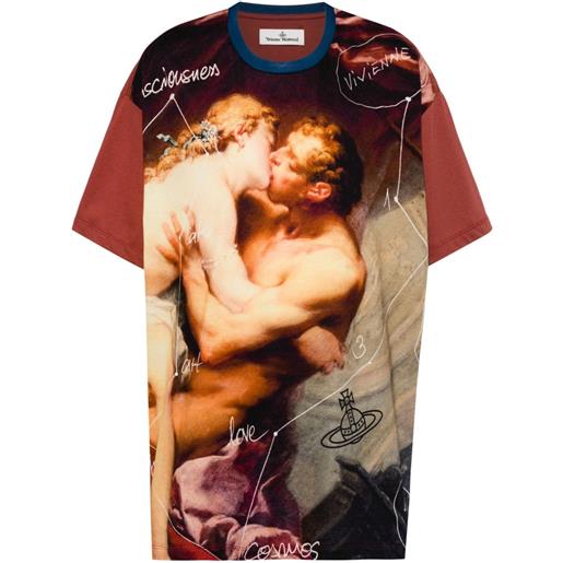 Vivienne Westwood t-shirt kiss - rosso