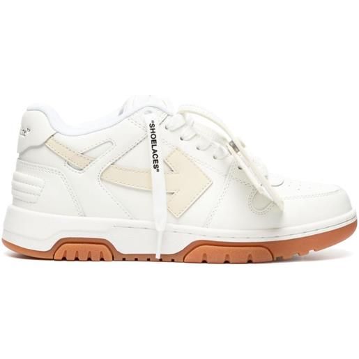 Off-White sneakers out of office in pelle - bianco