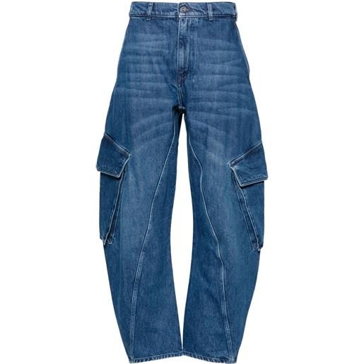 JW Anderson jeans a gamba ampia - blu