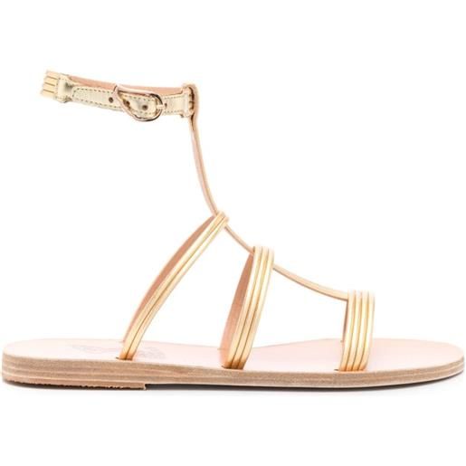 Ancient Greek Sandals sandali frigia con cinturini - oro