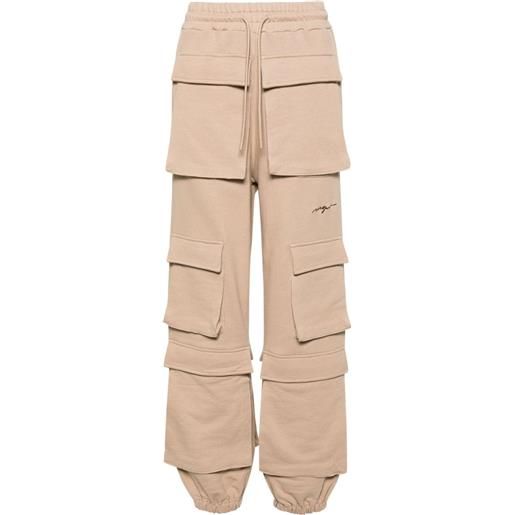 MSGM pantaloni sportivi con tasche - toni neutri