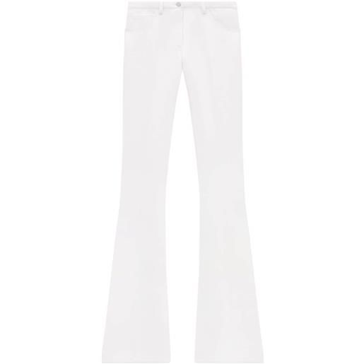 Courrèges pantaloni svasati relax - bianco