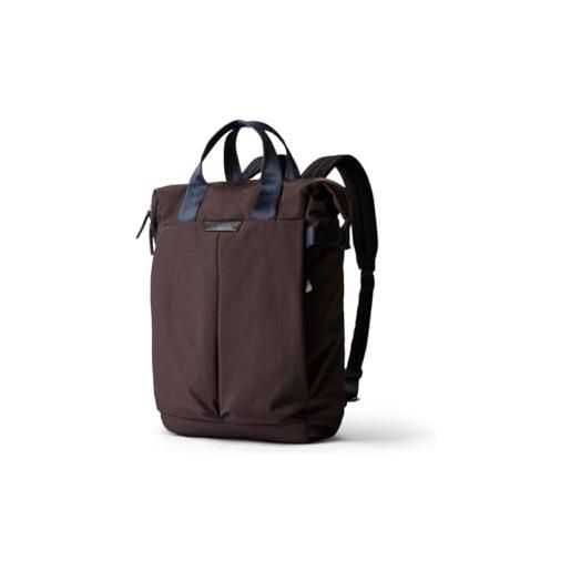 Bellroy tokyo totepack, borsa e zaino convertibile in tessuto impermeabile - deep. Plum