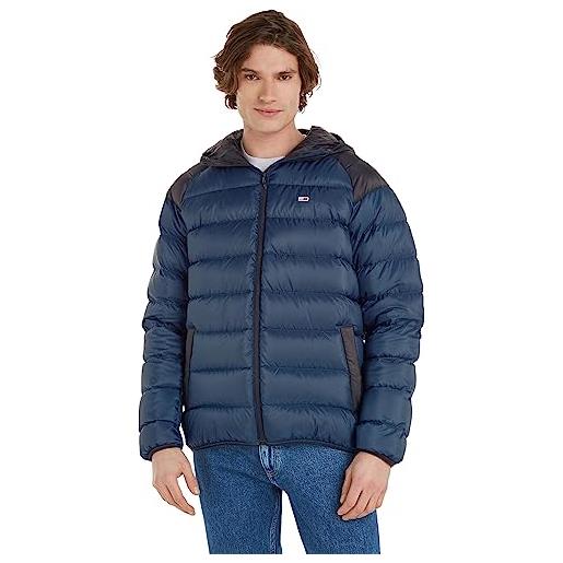 Tommy Jeans piumino uomo light giacca invernale, bianco (white), m
