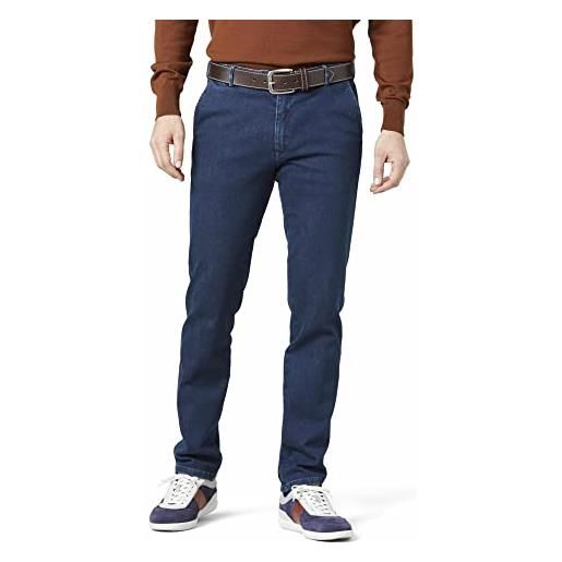 MEYER pantaloni uomo oslo - cinese superestensibile activity in tessuto jeans - taglia, colore, 18 blu marino, 60