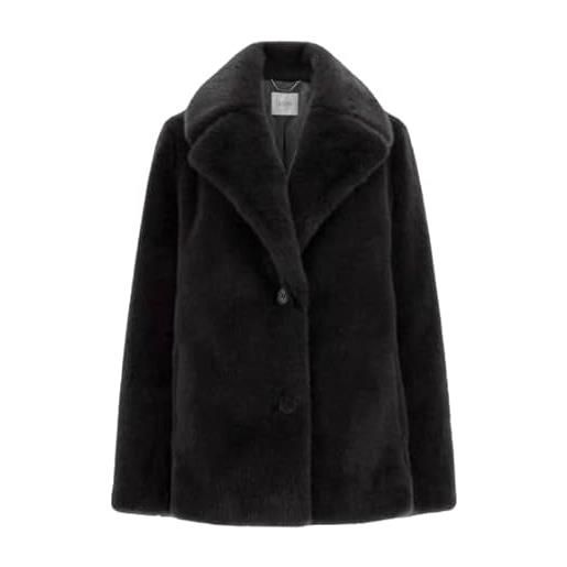 GUESS cappotto donna corinne coat ecopelliccia black e24gu73 w3bl57wfsi0 m