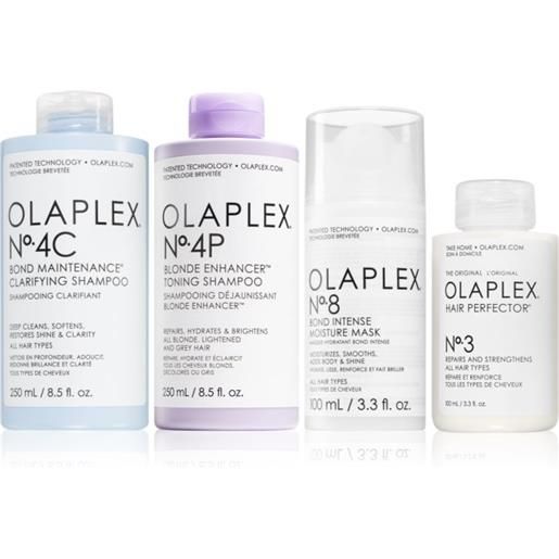 Olaplex the ultimate enhancing, detoxing & hydrating kit for blondes the ultimate enhancing, detoxing & hydrating kit for blondes