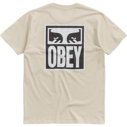 OBEY t-shirt eyes icon ii uomo cream