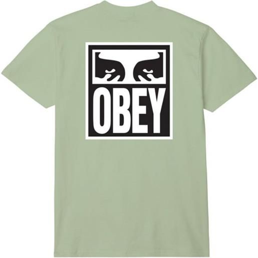 OBEY t-shirt eyes icon ii uomo cucumber
