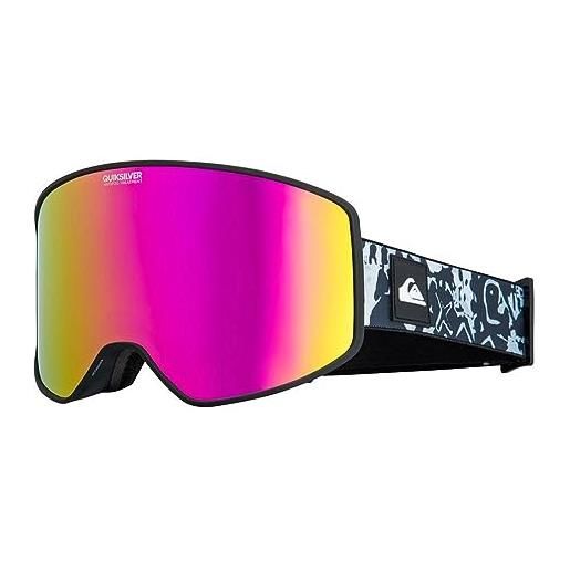 Quiksilver occhiali da snowboard/sci storm uomo rosa taglia unica