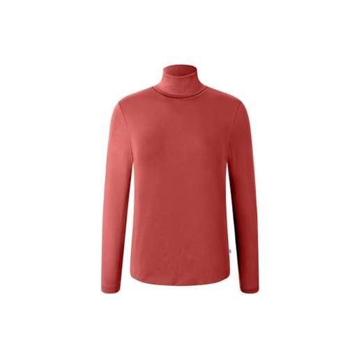 Maerz dolcevita manica lunga t-shirt, rosso carminio, 48 donna