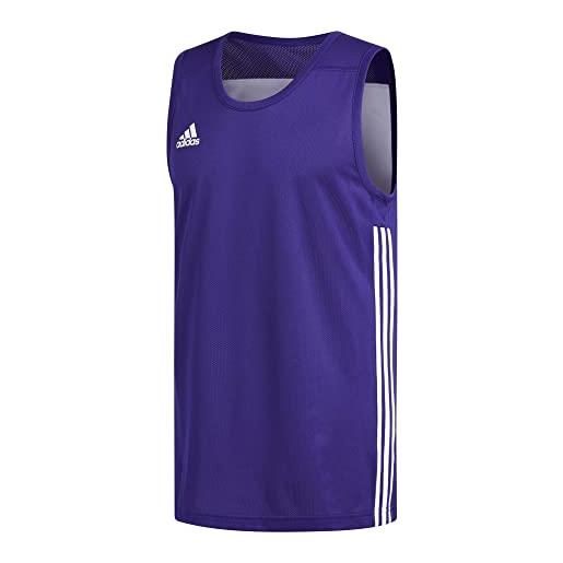 Adidas 3g spee rev jrs, canottiera uomo, collegiate purple/white, 3xlt