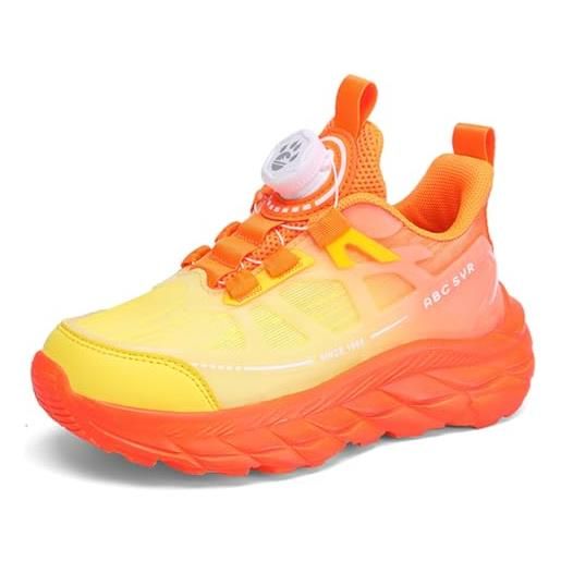 Geymxzik scarpe bambino ragazzi scarpe ginnastica tennis leggero scarpe sportive scarpe corsa bambini moda e comode traspiranti 34eu