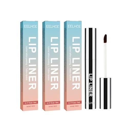 CIUWESA 3 pezzi matite contorno labbra, impermeabile bellezza trucco kit lipgloss liptints per le donne matita rossetto lifter regali