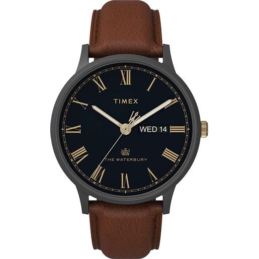 Timex orologio vintage marrone Timex waterbury classic - roman dial tw2u88500
