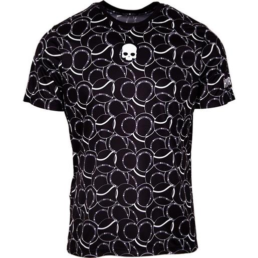 Hydrogen t-shirt da uomo Hydrogen allover tennis tech t-shirt - black