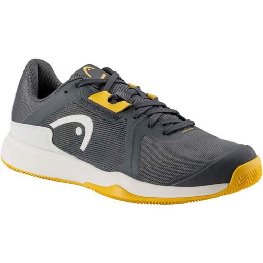 Head scarpe da tennis da uomo Head sprint team 3.5 clay - dark grey/banana