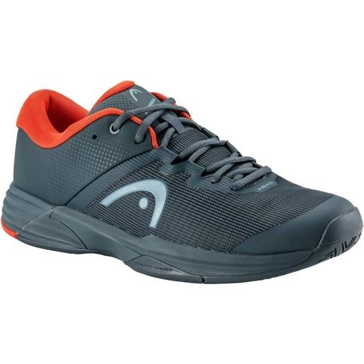 Head scarpe da tennis da uomo Head revolt evo 2.0 - dark grey/orange