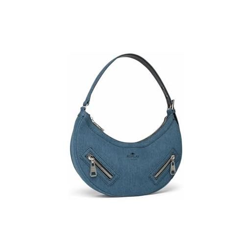 Replay borsa da donna in cotone, blu (blue denim_ 493), taglia unica