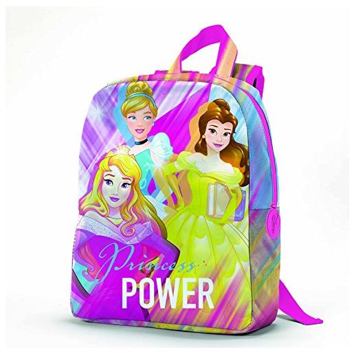 Disney Princess power kleine rucksack, d96041 mc zainetto per bambini, 27 cm unisex adulto, multicolore