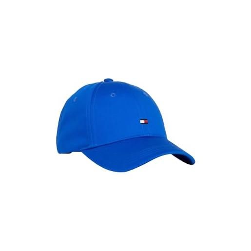 Tommy Hilfiger small flag cap au0au01528 cappello, blu (ultra blue), s-m unisex-bambini e ragazzi
