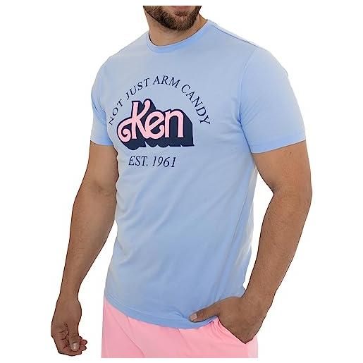 Barbie maglietta uomo | t-shirt uomo ken | abbigliamento uomo | rosa s