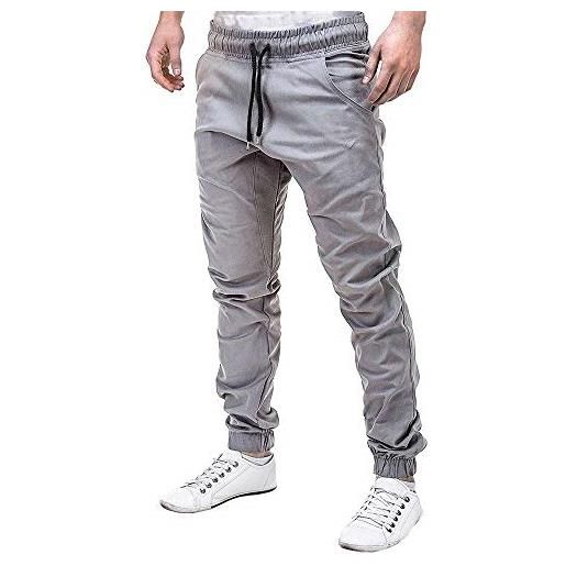 HUPAYFI pantaloni uomo jeans offerta pantaloni uomo pantalaccio caldo con elastico in vita e laccio elegante pantaloni uomo tuta larghi etichette regalo l 20.99