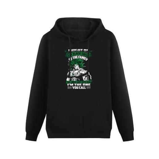 leinen super saiyan broly mens hoody is not a black sheep broly hoodie sweatershirt size xl