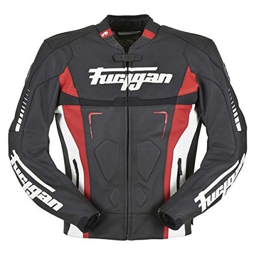 Furygan track, giacca uomo, nero-bianco-rosso, 3xl