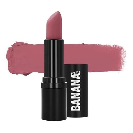 Banana beauty solid lipstick (lady licious) - rossetto per labbra volumizzate - nutriente e volumizzante - rossetto lunga durata - rossetti matte