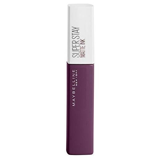 Maybelline new york tinta labbra super. Stay matte ink, rossetto matte liquido a lunga tenuta, originator (110), 5 ml