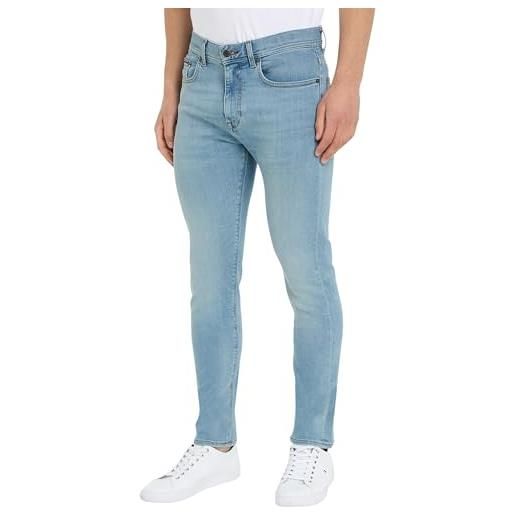 Tommy Hilfiger slim bleecker pstr mw0mw33964 pantaloni di jeans, denim (bennet blue), 30w / 32l uomo
