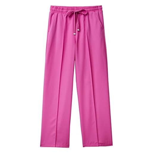 United Colors of Benetton pantalone 40k6df035, rosa 6k9, xs donna