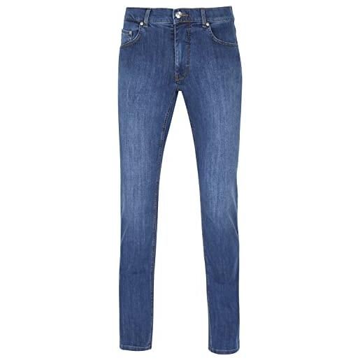 BRAX cooper denim masterpiece jeans straight, blu (regular blue used 26), l48 / l34 (taglia produttore: 48/34) uomo