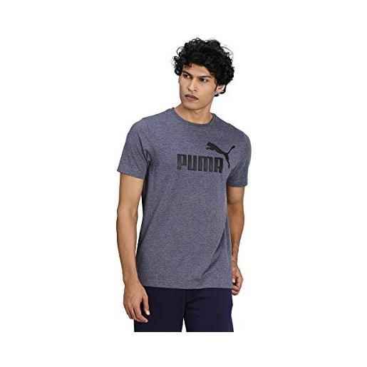 PUMA t-shirt essentials heather uomo xl peacoat blue