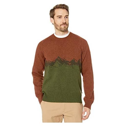 FJALLRAVEN greenland re-wool view sweater m, maglia uomo, foglia d' autunno, s