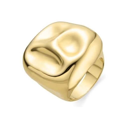 LUXENTER anello rifinito in oro giallo 18 carati - fioak, metallo, nessuna pietra preziosa