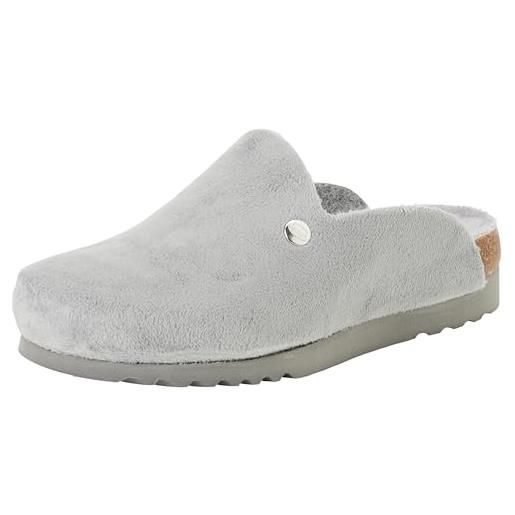 Scholl sirdal soft, sandali donna, grigio, 35 eu