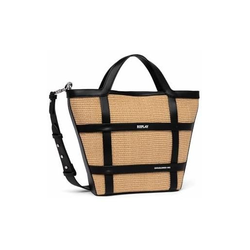 Replay borsa da donna con tracolla, nera (black 098), taglia unica