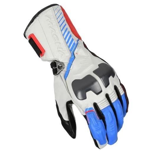 Macna guanti da moto rango rtx xl bianco/blu