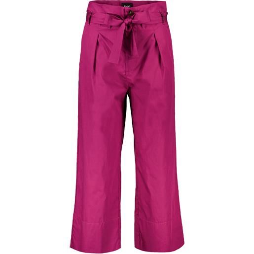 EMME MARELLA pantaloni crop con cintura in popeline gordon donna