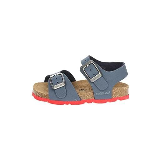Grunland Junior grunland sb0025-40 sandalo bambino blu/rosso 24