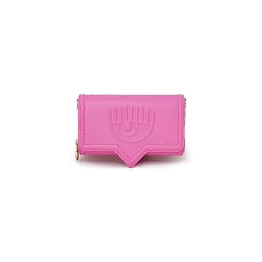 Ferragni chiara Ferragni portafoglio con zip da donna marchio, modello eyelike 74sb5pa5zs517, realizzato in pelle sintetica. Rosa