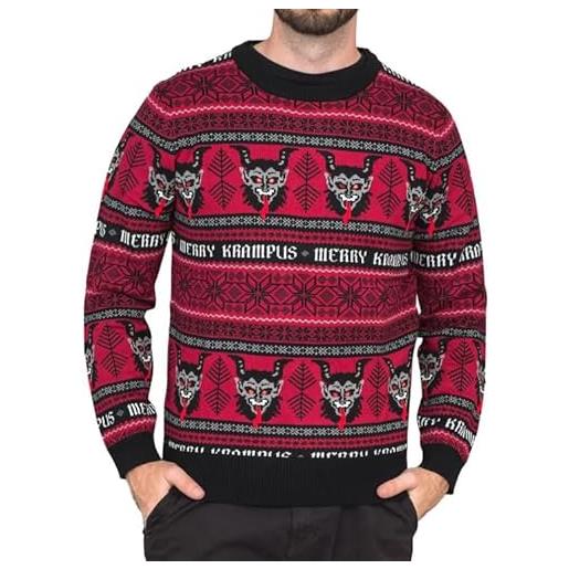 Mad Engine merry krampus adult ugly christmas sweater jumper