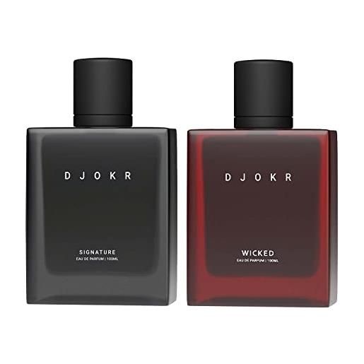 Djokr signature & wicked perfume for men | premium luxury long lasting fragrance spray eau de parfum - 200 ml