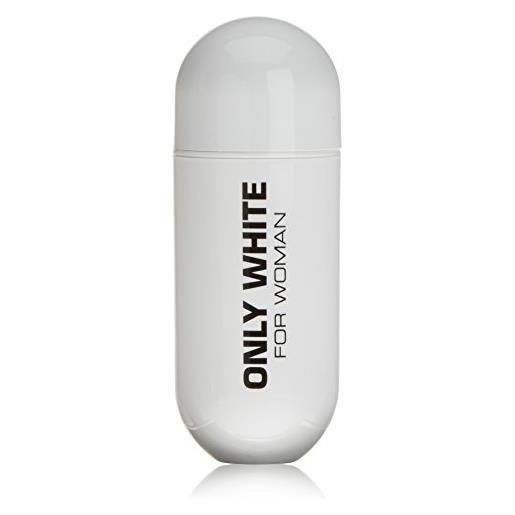 Varios concept v design, only white, eau de parfum spray da donna, 80 ml