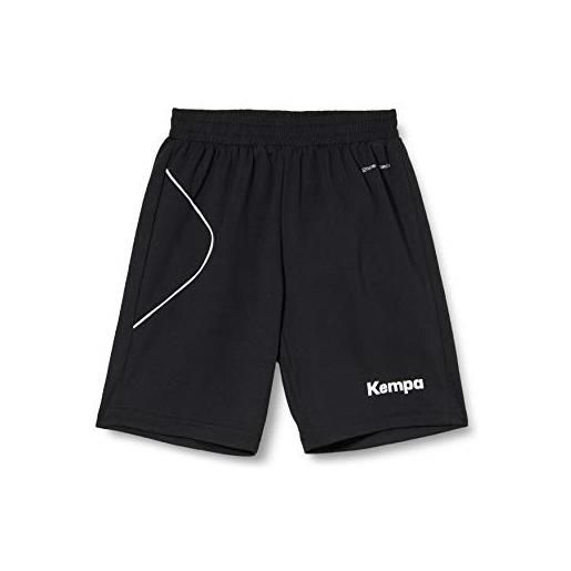 Kempa uomo curve shorts pantaloni, uomo, curve shorts, schwarz/weiß, xxxl