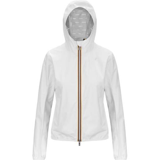 KWAY giacca lily stretch dot donna white