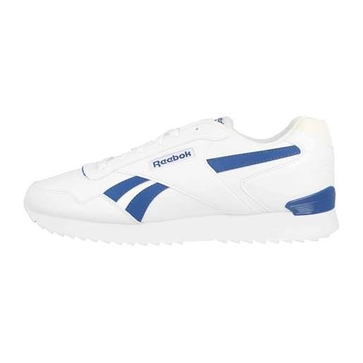 Reebok glide ripple clip, sneaker unisex-adulto, ftwr white vector blue ftwr white, 40 eu