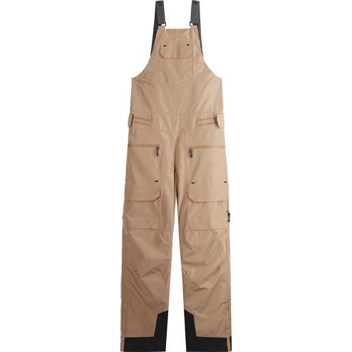 Picture Organic Clothing - salopette da sci - u62 bib pants mocha per donne in pelle - taglia xs, s, m, l - marrone